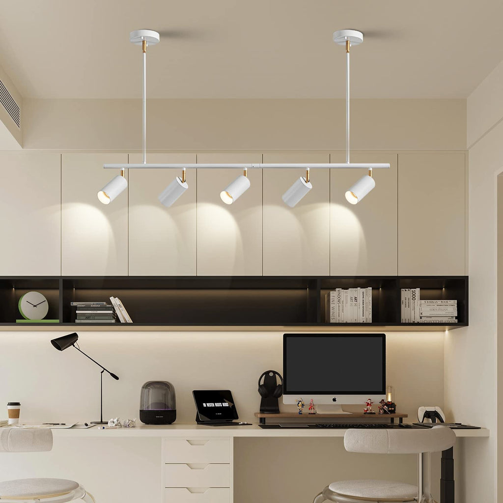 LED Track Lighting Kit White Track Light Flexibly Rotatable Light Head Modern Spot Lighting Living Room