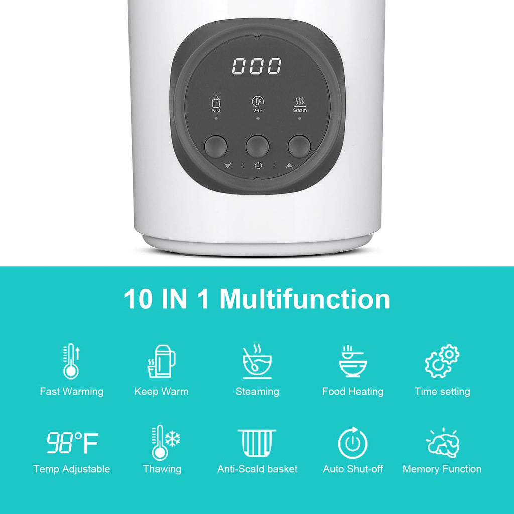Fast Baby Bottle Warmer for Breastmilk and Formula 120V