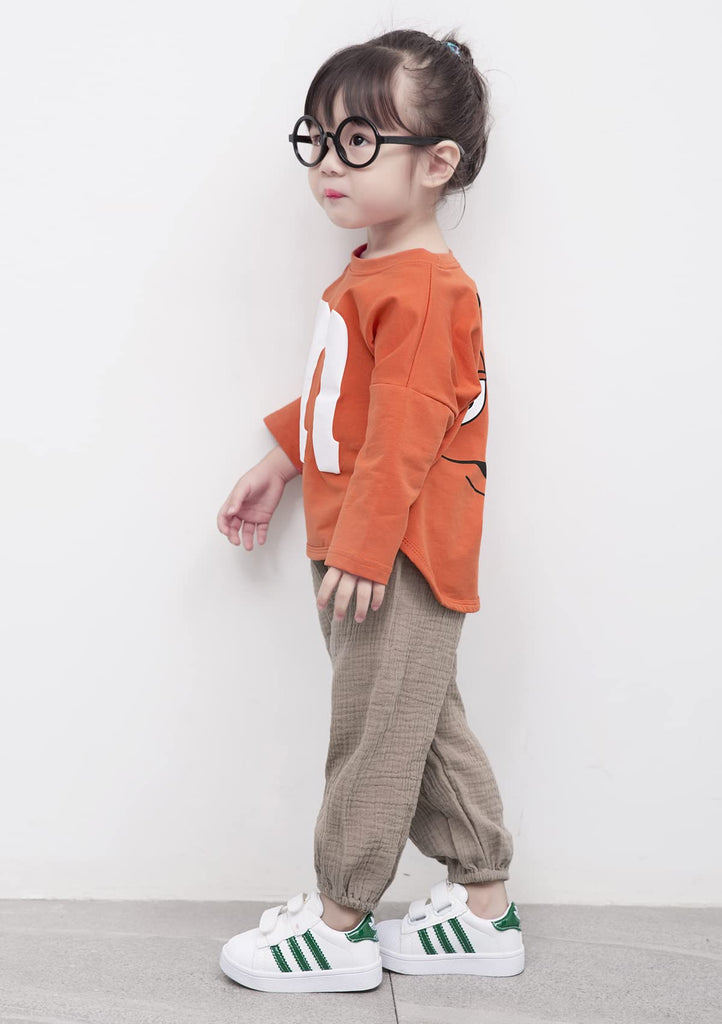Cute Toddler Kids Baby Boy Girl Casual Eelastic Harem Long Pants Bloomers