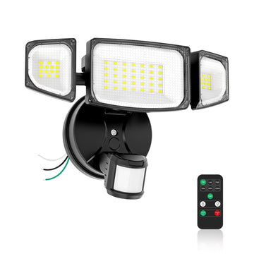 65W Outdoor Motion Sensor Light, Hardwired LED Security Flood Light