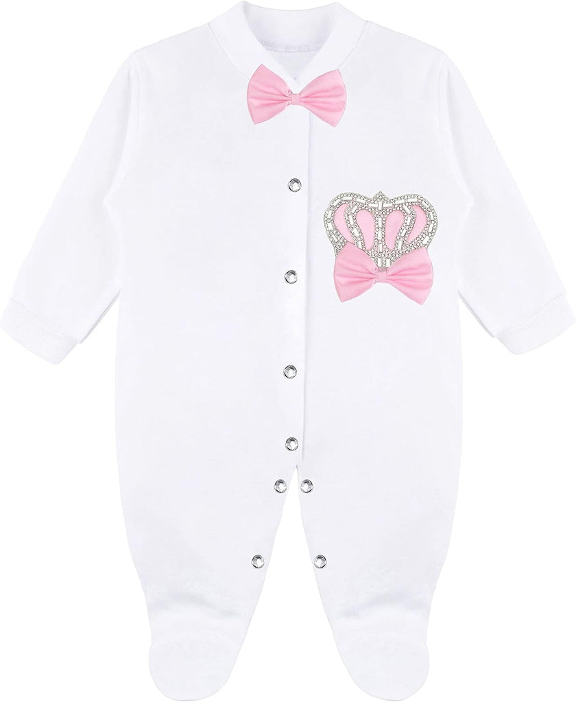 Baby Girl Newborn Jewels Layette 4 Piece Gift Set
