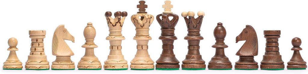 Ambassador Wooden Chess Set, 21.7