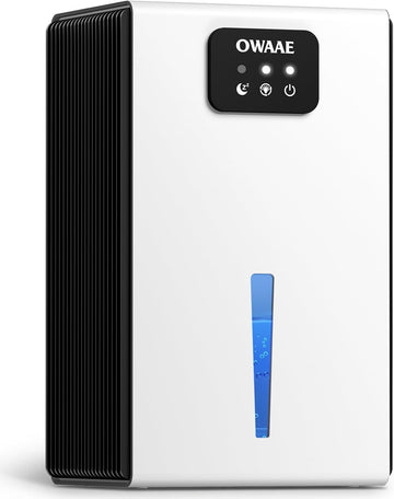 Dehumidifier, 1000 sq.ft Quiet Dehumidifiers for Home Bedroom Bathroom Basement with 95oz Water Tank, Sleep Mode