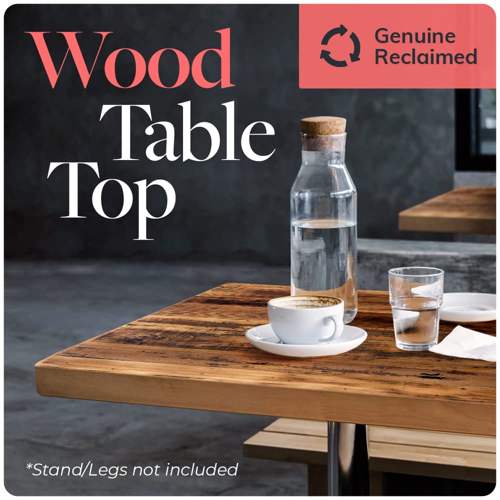 Reclaimed Wood Table Top - Rustic Recycled Wooden Piece Perfect s, Dining and Coffee Table Tops (Reclaimed Wood Table