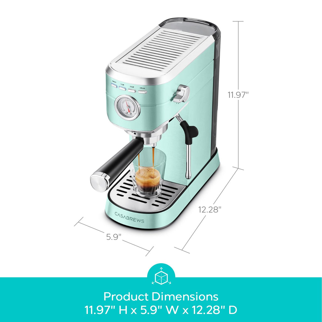 Espresso Machine, Small Coffee Maker with Steam Wand