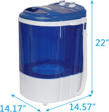 Portable Washing Machine, Single Tub Small Laundry Washer 5.7 lbs Washing Capacity for Apartments, Dorms,Traveling, RV