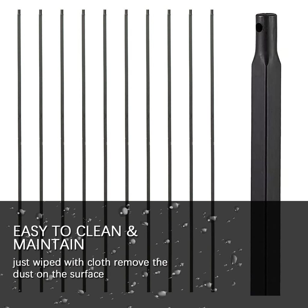 1/2 inch Wrought Iron Balusters Square Balusters for Staircase Interior