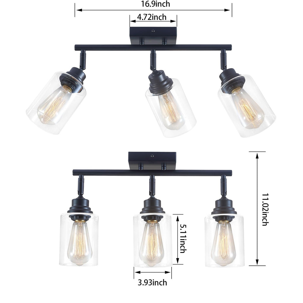 Matte Black Track Lighting Ceiling Mount