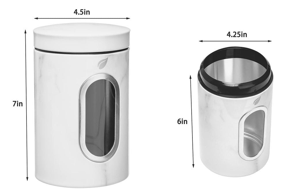 Kitchen Canisters Food Storage- Modern Kitchen Decoration of Canister Set with Multiple Preservation Purposes by