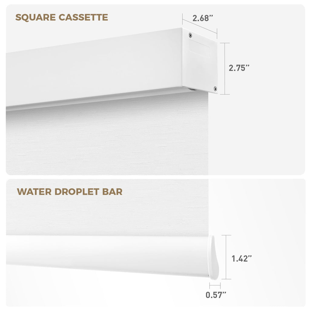 Blackout Smart Motorized Blinds with Remote