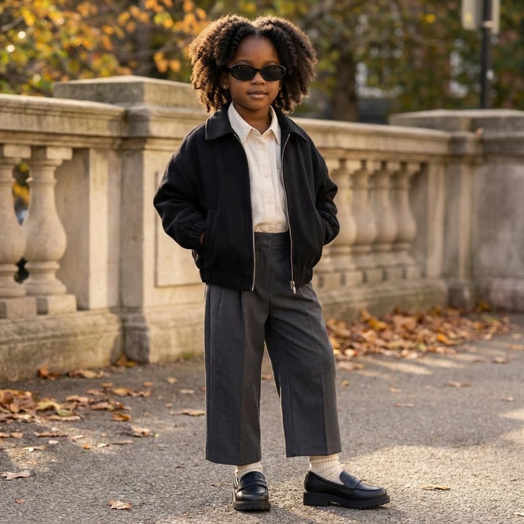 Racy Penny Loafer School Shoes for Girls