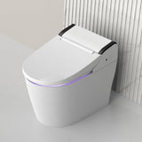 Smart One-Piece Elongated Toilet with Soft-Close Lid, Dual Auto Flush, Heated Seat