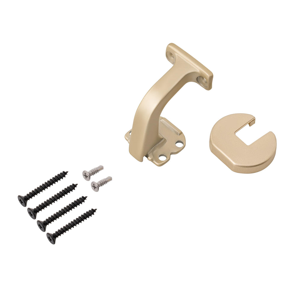 12FT Handrails for indoor&outdoor stairs, deck, slope, Modern Aluminum Handrail Set, Wall-Mounted with Zinc-Alloy
