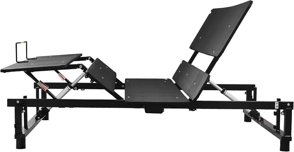 King Size Adjustable Bed Frame, Adjustable Bed Base Head and Foot Incline, Wireless Remote Control, Zero Gravity
