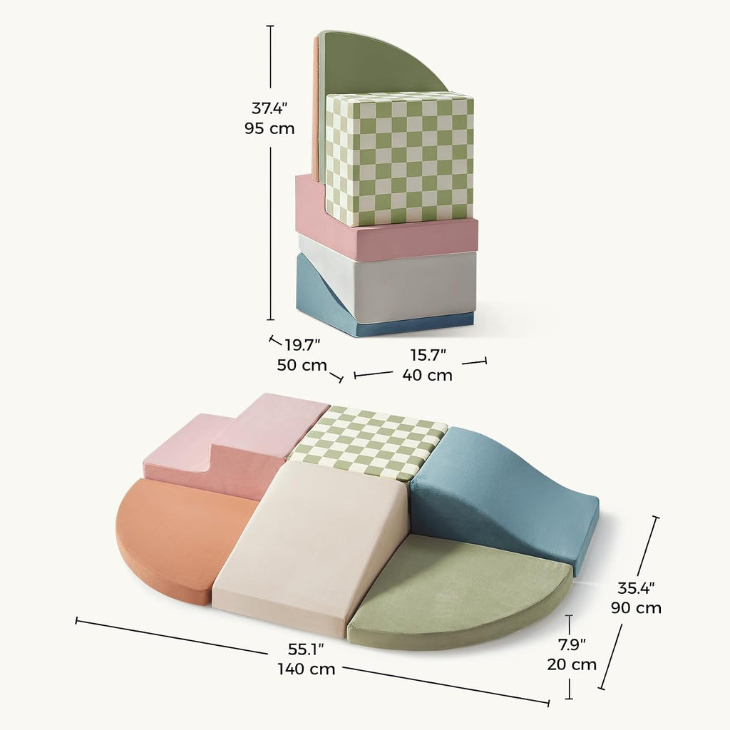 Land Soft Foam Climbing Blocks for Toddlers, Piece Foam Blocks