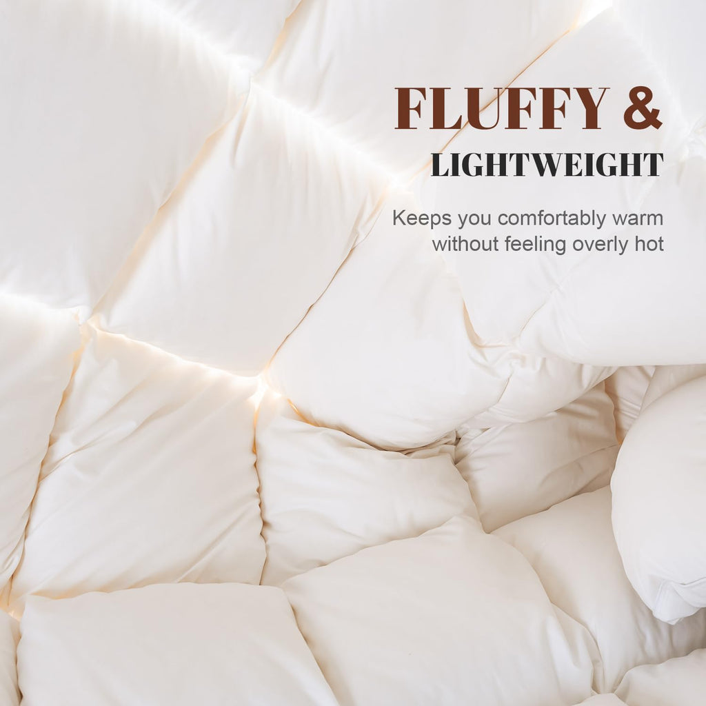 Feather Comforter, Filled with Feather and Down Fiber