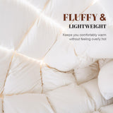 Feather Comforter, Filled with Feather and Down Fiber