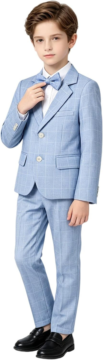 Boys Suit Wedding Ring Bearer Outfit Kids Formal Wear Dress Clothes