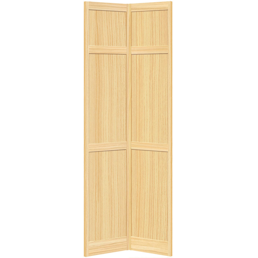 Closet Door, Bi-fold, 6-Panel Style Solid Wood (80x24)