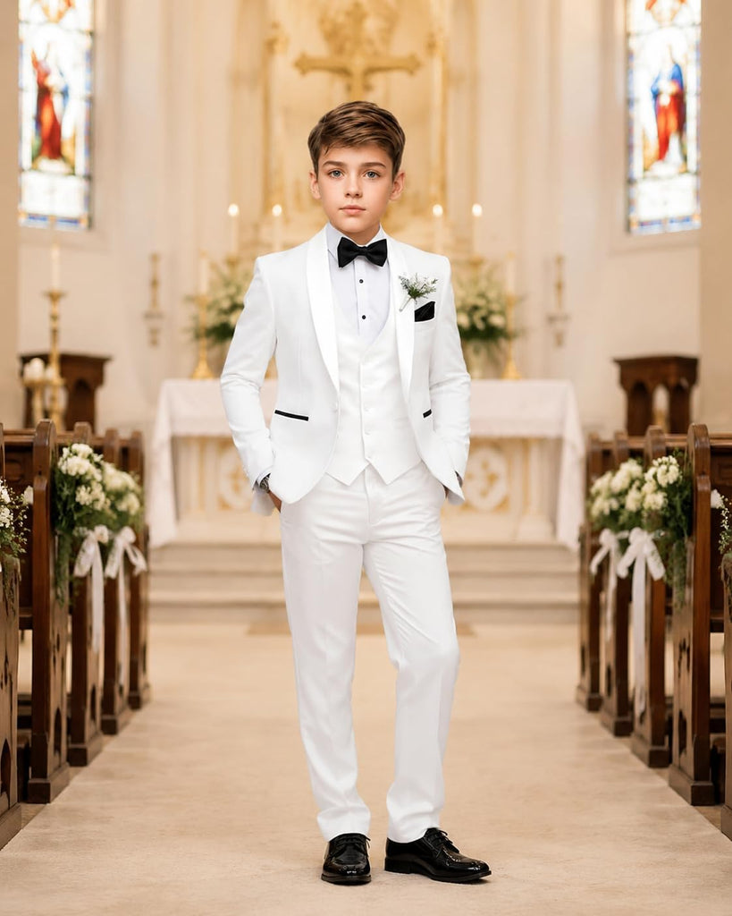 Boys Suit Kids Formal Homecoming Tuxedo Slim Fit Wedding Prom Suits for Boy