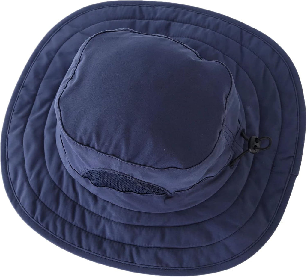 Kids Sun Hat for Boys Girls Wide Brim Bucket Hat UPF 50+ Sun Protection Hat Breathable Summer Beach Hat