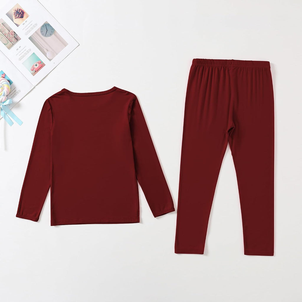 Kids Bamboo Rayon Pajamas Set Boy Girl Shorts Pjs
