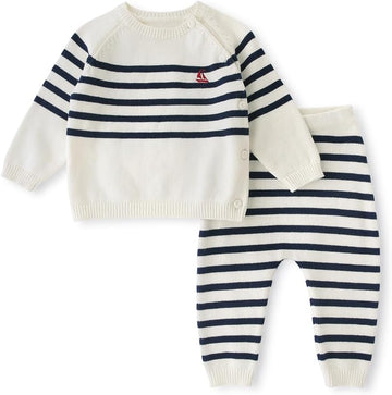 Toddler Cotton Knit Sweater Set Piece