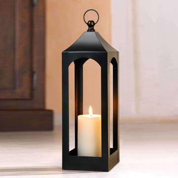 Farmhouse Lantern Decor Metal Decorative Hanging Candle Lanterns