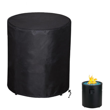 Fire Pit Round Cover 24"D X 27"H, Heavy Duty 600D Waterproof Cover