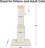 Cat Scratching Post for Large Cats, Cat Scratcher for Indoor Cats Adults