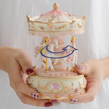 Carousel Music Box Birthday Christmas Xmas Gifts for Girls Women Daughter