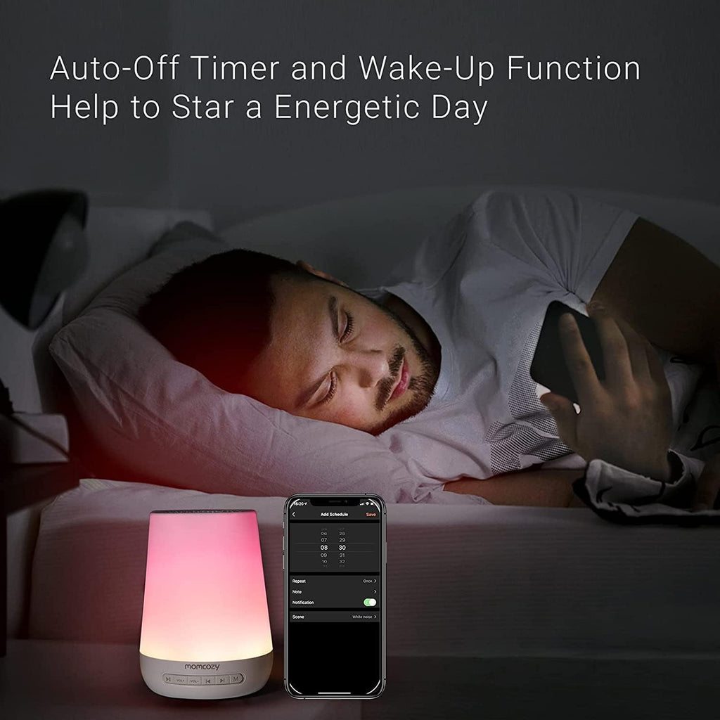 Smart Baby Sound Machine with Night Light, White Noise Machine