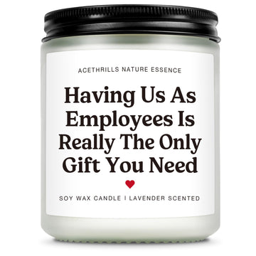 Boss Gifts for Women Men - 7 Oz Lavender Scented Candle