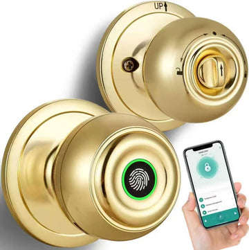 Keyless Entry Smart Door Lock with App Control, Door Knob for Interior Door