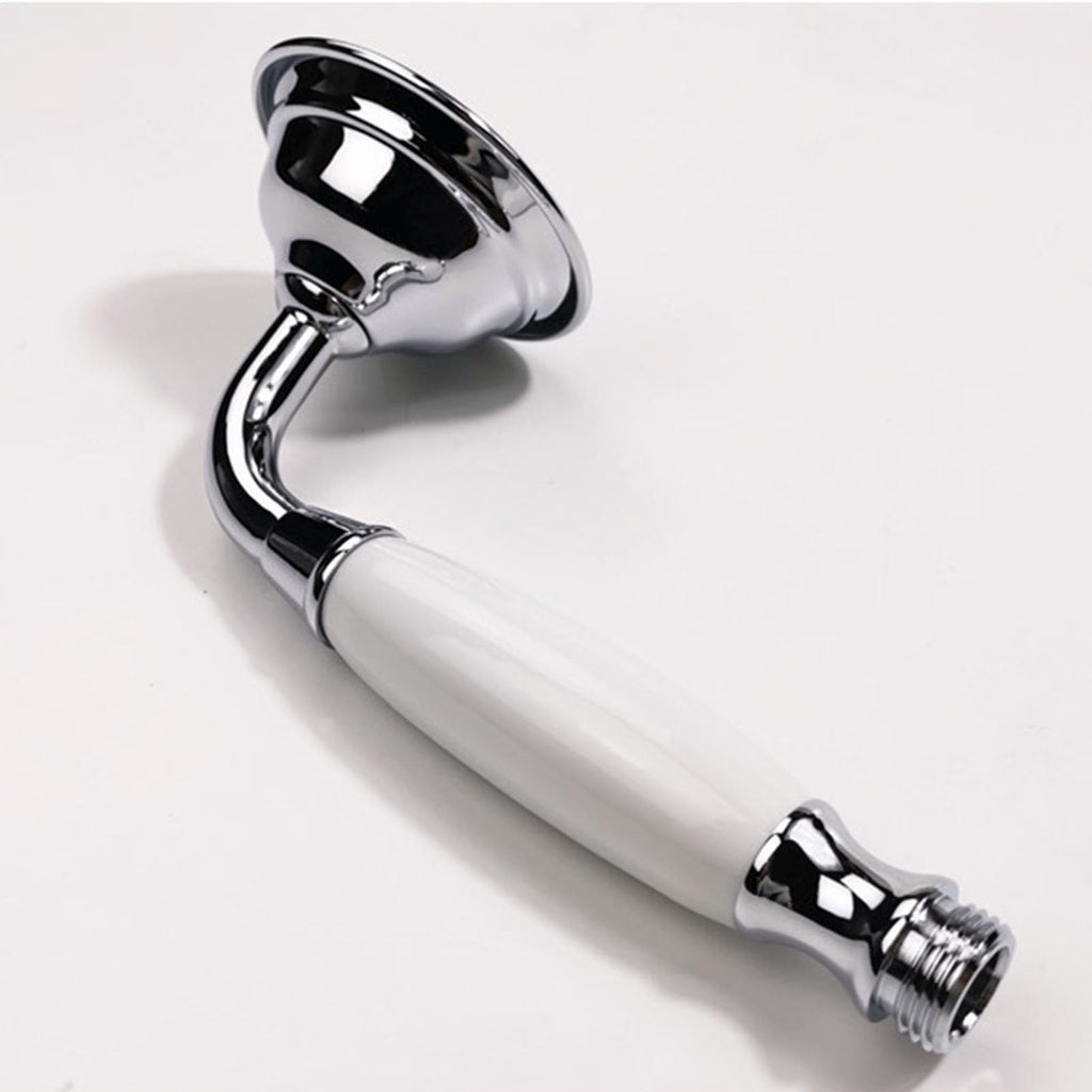 Vintage Hand Shower Head, Brass Telephone Shower Head High Pressure Clawfoot Tub Faucet Sprayer Replacement, Chrome