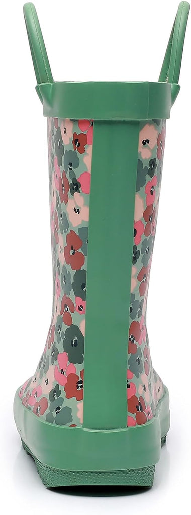 Toddler Rain Boots with Easy-On Handles