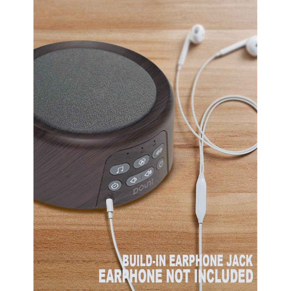 White Noise Machine - Sleep Sound Machine with Timer & Memory Function for Sleeping & Relaxation, Sleep Therapy for