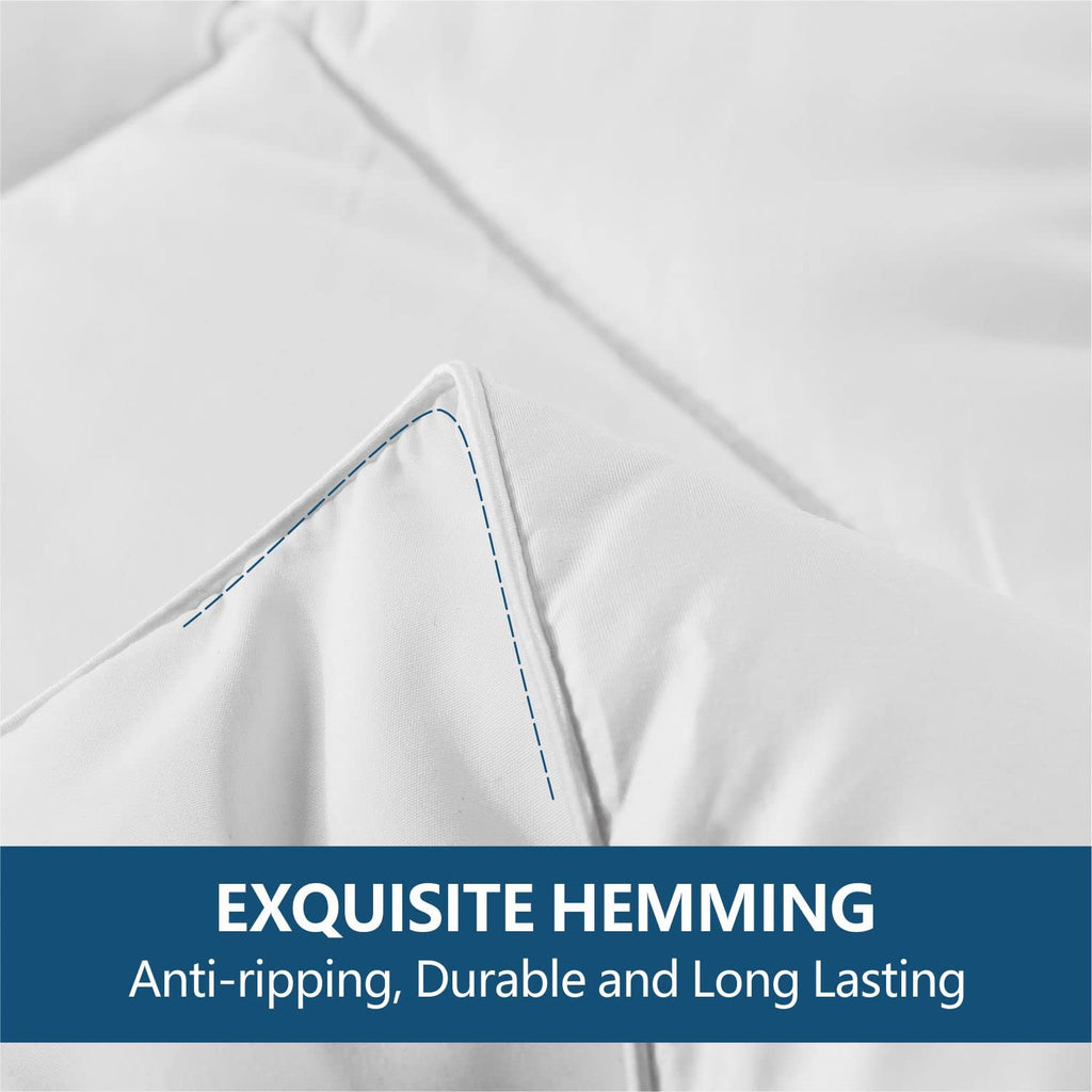 Down Alternative Comforter-All Season Twin XLComforter Duvet Insert with Corner Tabs-Breathable-Box Stitched