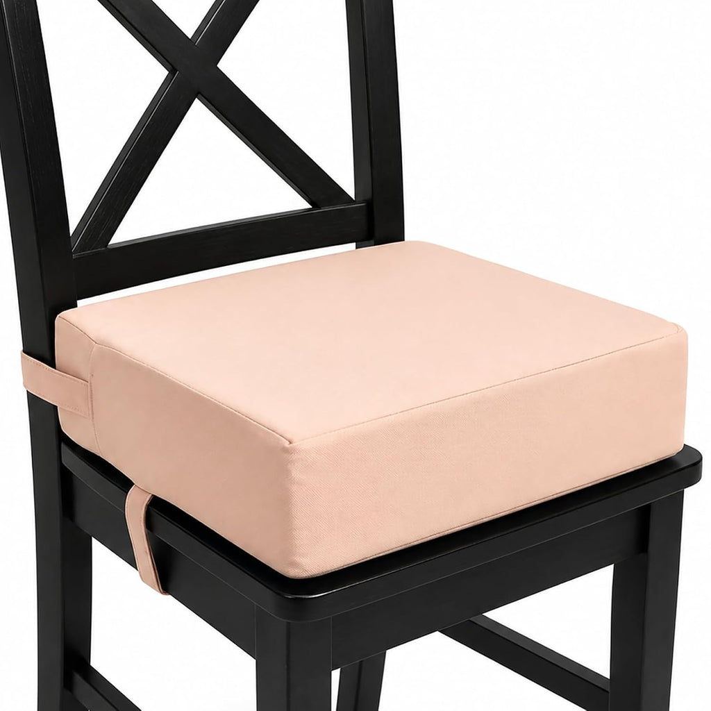 (2 Packs) Toddler Booster Seat Chair - Firm Support Booster Seat for Dining Table with Non-Slip Bottom and Adjustable