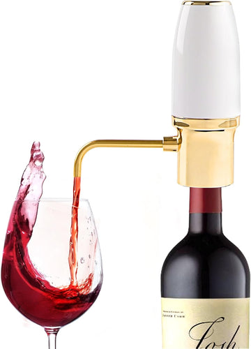 Electric Wine Aerator Decanter Pourer Automatic Dispenser with USB Rechargeable for Wine Lovers