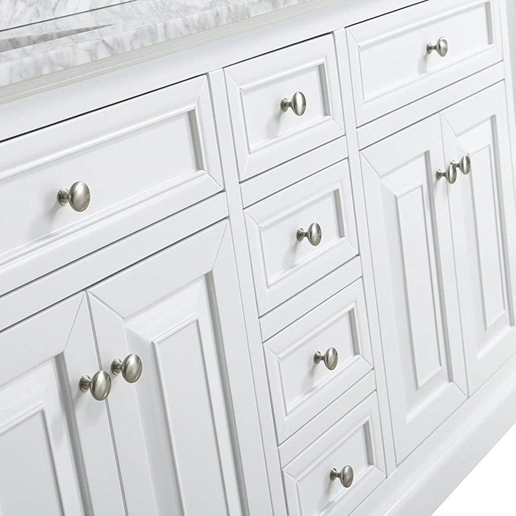 30 Pack Cabinet Knobs Brushed Nickel Drawer Knobs - Solid Zinc Alloy Kitchen Pulls Modern Cabinet Hardware Drawers