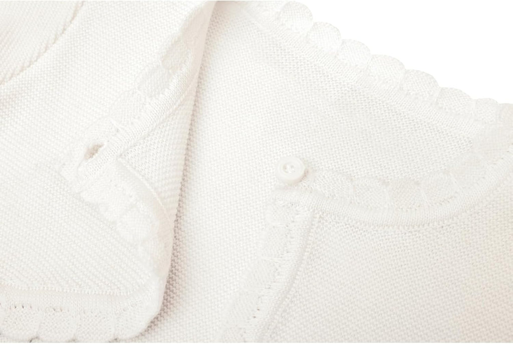 Baby Girls' Long Sleeve Cardigan Knit Button Closure Bolero Shrug