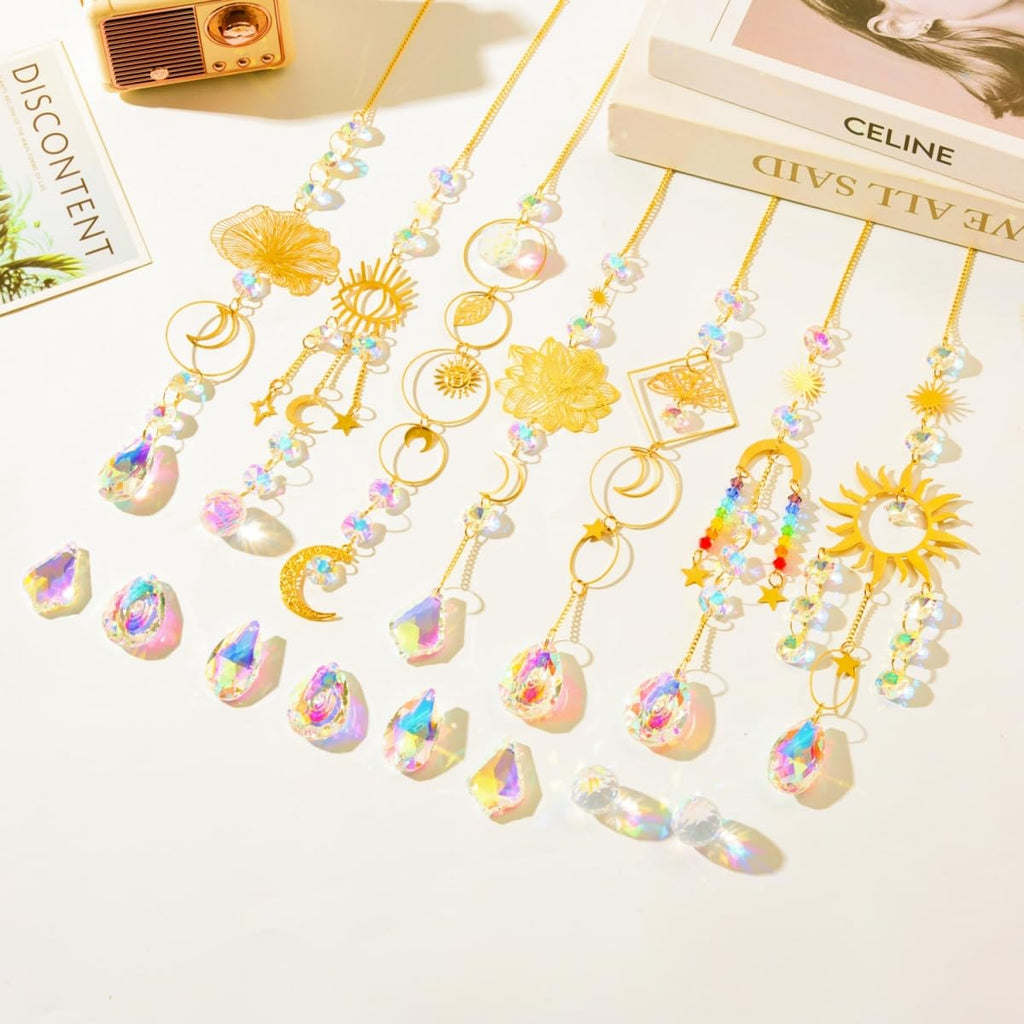 Sun Catcher Kit Arts and Crafts for Adults Crystal Suncatcher Crafts Kit Suncatchers DIY Prism Making Supplies