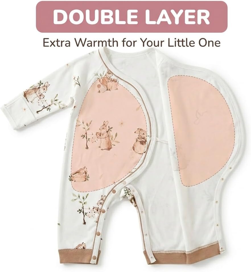 Organic Cotton Unisex Baby Sleepers Pajamas