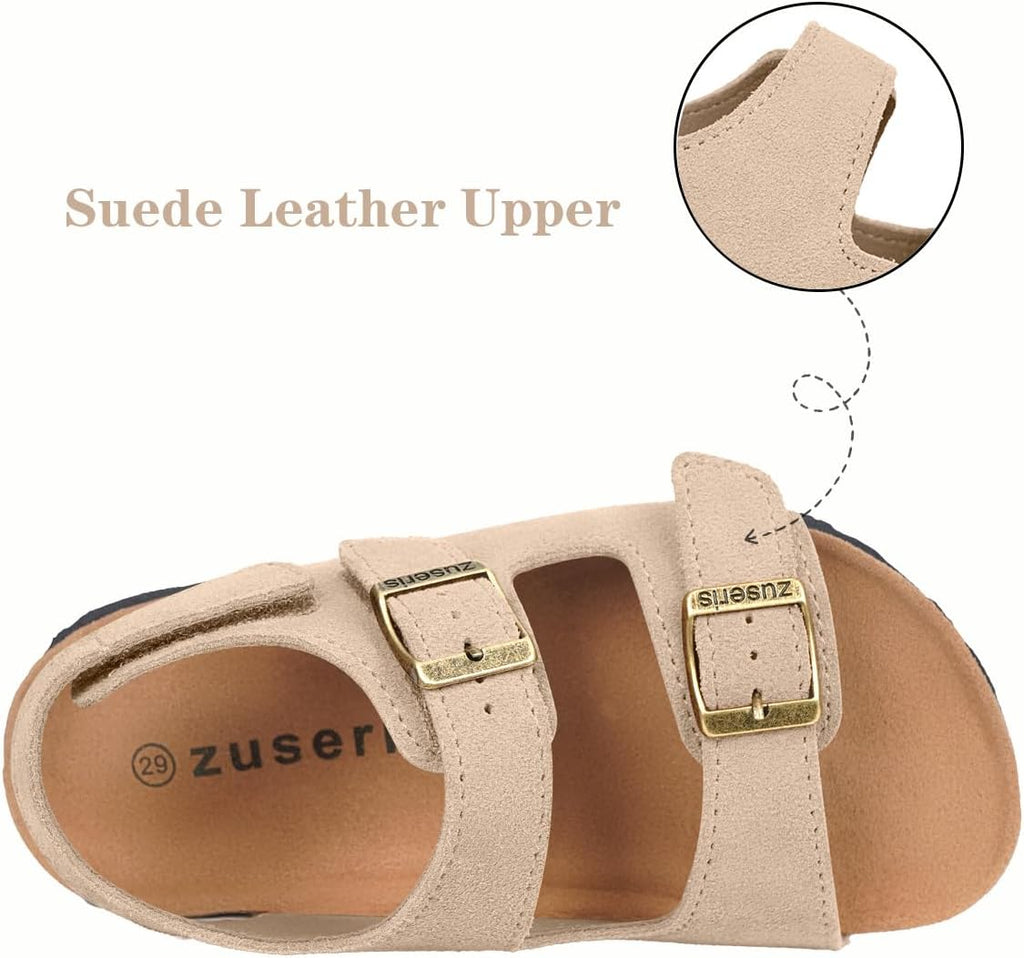 Kids Toddler Sandals Boys Girls Cork Footbed Sandal