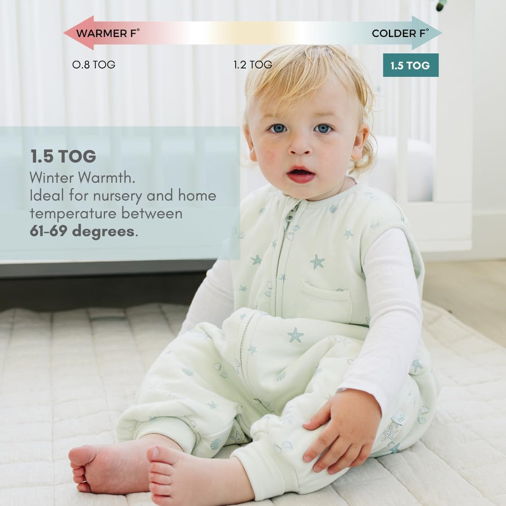 Dreamsuit: Toddler Sleep Sack with Legs, Rayon Made from Bamboo