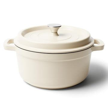 6.5 Quart Dutch Oven Pot with Lid, Non Stick Enameled Cast Iron Dutch Oven for Bread Baking, Heavy-Duty, Oven Safe