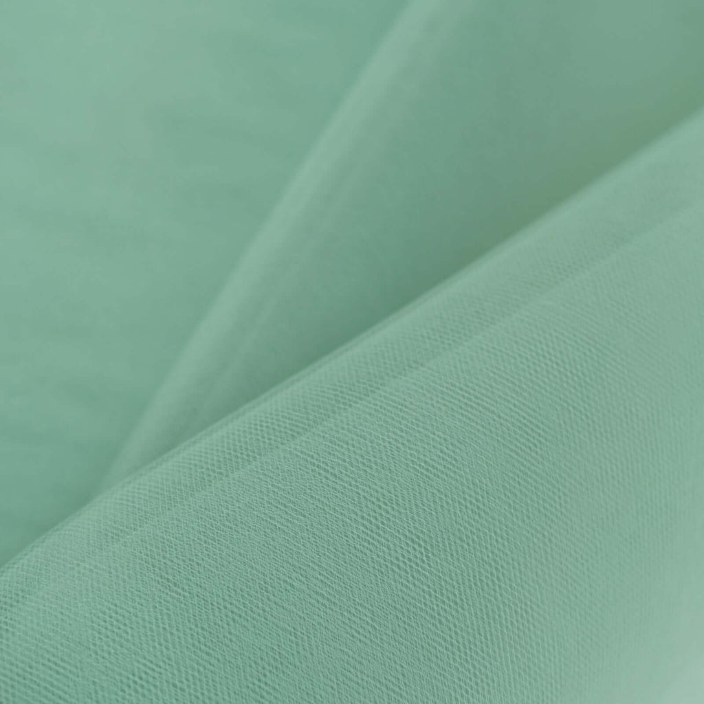 108" x 50 Yards Extra Large Soft Wedding Tulle for Party Decorations Banquet Event Sewing DIY Crafts Fabrics - Sage