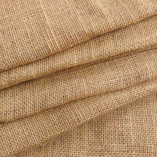 40" Wide x 5 Yards (15 Feet) - Multipurpose Natural Burlap Fabric - for Decorations, Crafts, Home, Weddings, Table
