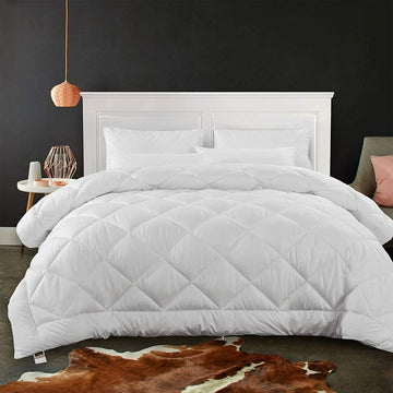 Soft California King Size Comforter Duvet Insert-Down Alternative Comforter with Corner Tabs-Lightweight Breathable
